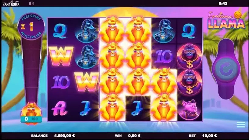 Fortune Llama slot screenshot 1