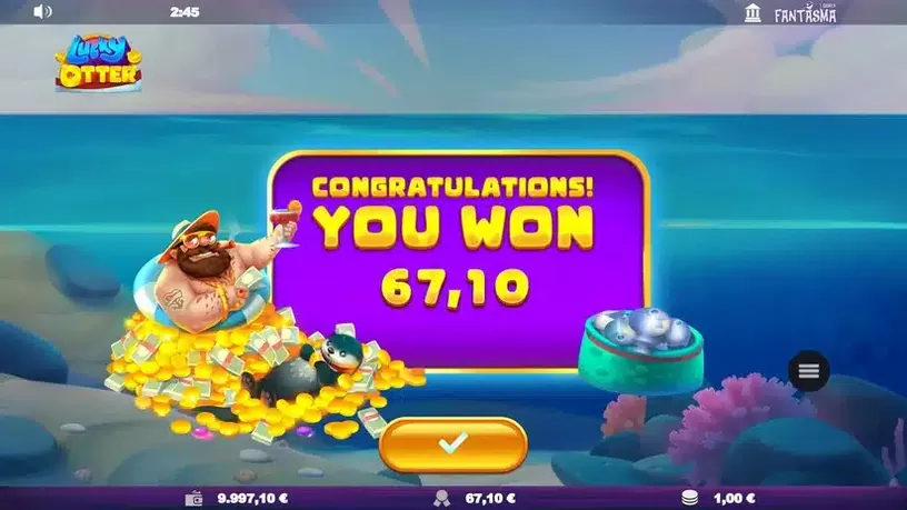 Lucky Otter slot screenshot 6
