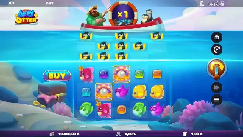 Lucky Otter slot screenshot 1