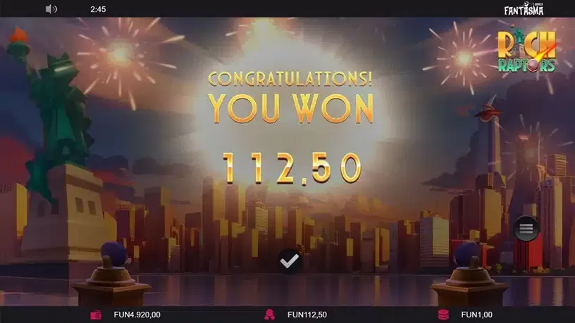 Rich Raptors slot screenshot 6