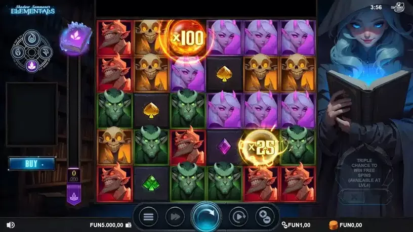 Shadow Summoner Elementals slot screenshot 1