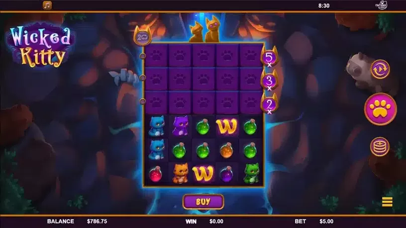 Wicked Kitty slot screenshot 1