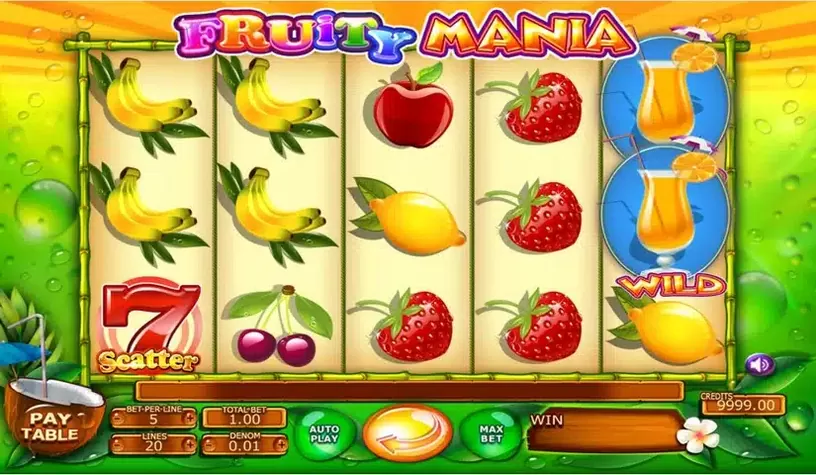 Fruity Mania slot screenshot 1