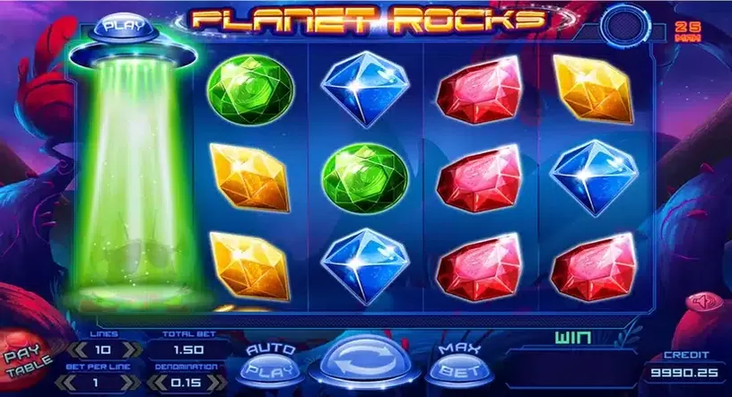 Planet Rocks slot screenshot 2