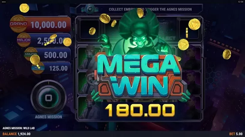 Agnes Mission: Wild Lab slot screenshot 8