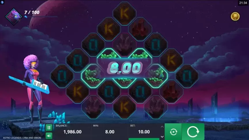 Astro Legends: Lyra and Erion slot screenshot 5