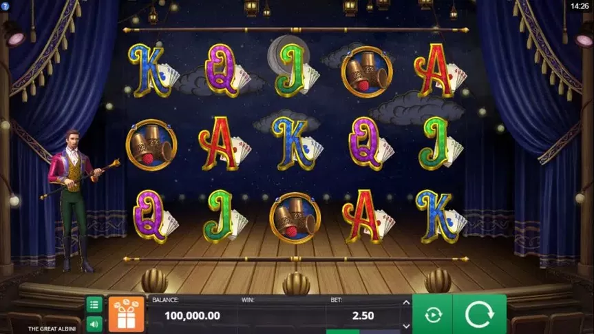 The Great Albini slot screenshot 1