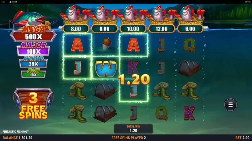 Fintastic Fishing slot screenshot 4