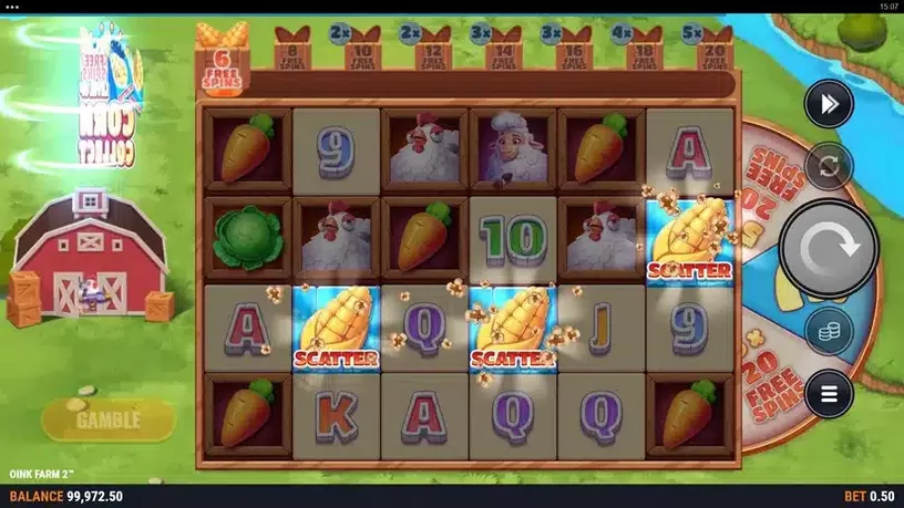Oink Farm 2 slot screenshot 3
