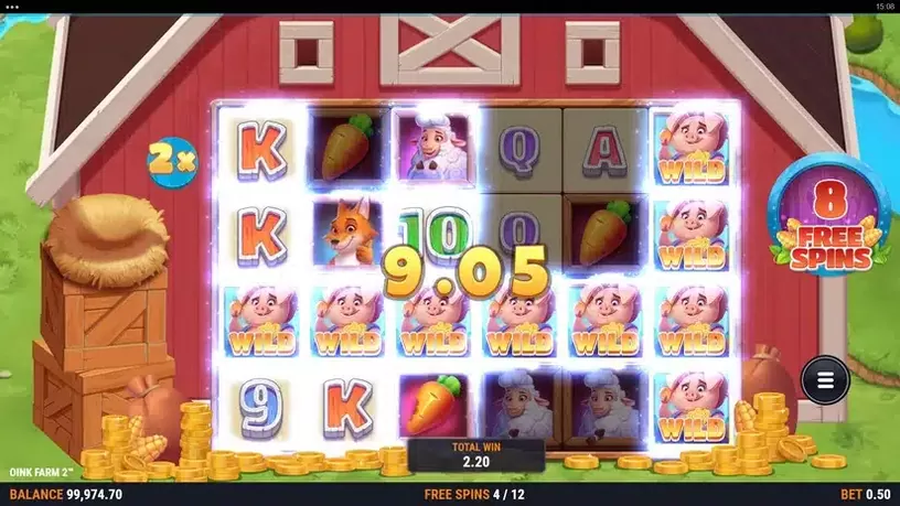 Oink Farm 2 slot screenshot 6