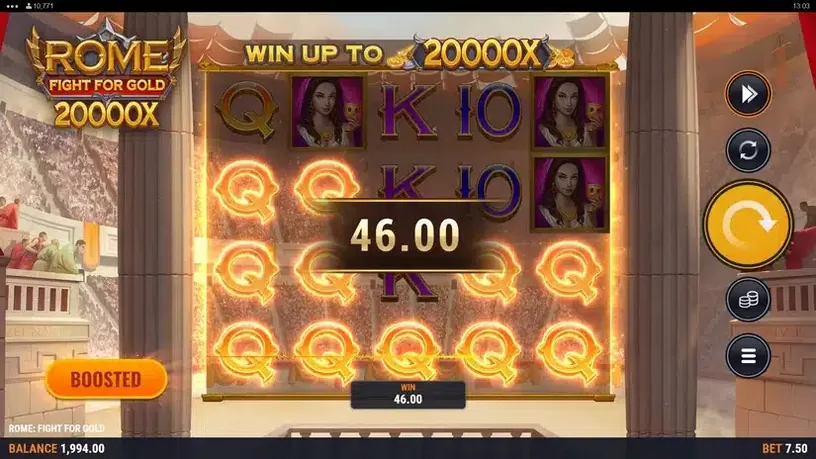 Rome Fight For Gold slot screenshot 3