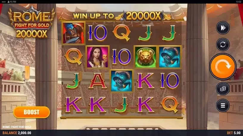 Rome Fight For Gold slot screenshot 1