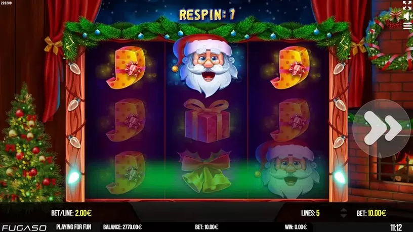Santa’s Jingle Wheel slot screenshot 2