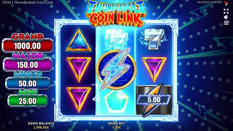 Thunderbolt Coin Link: Running Wins slot screenshot 3