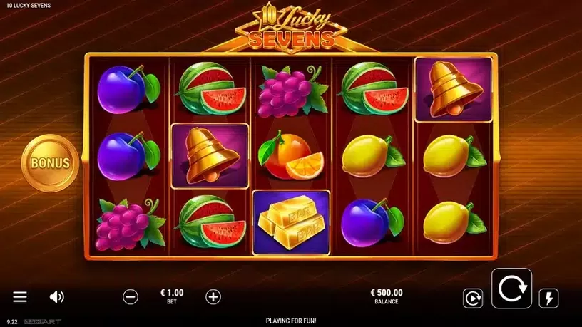 10 Lucky Sevens slot screenshot 1