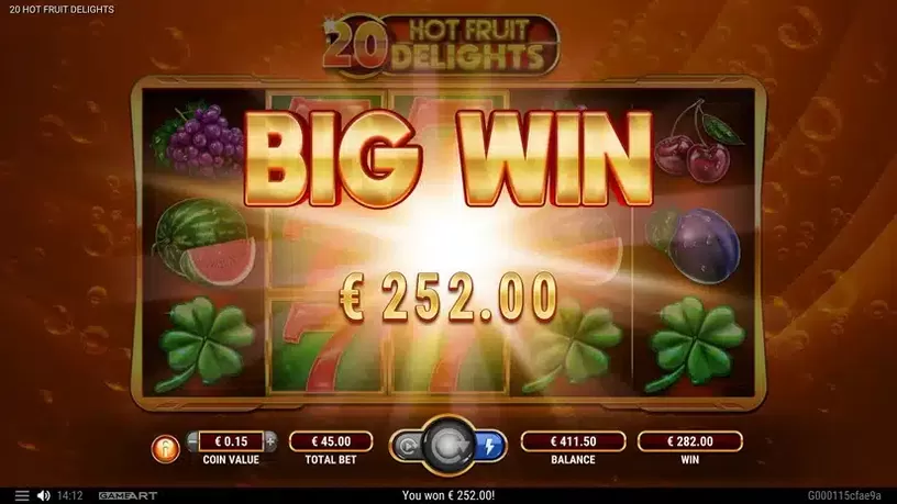 20 Hot Fruit Delights slot screenshot 7
