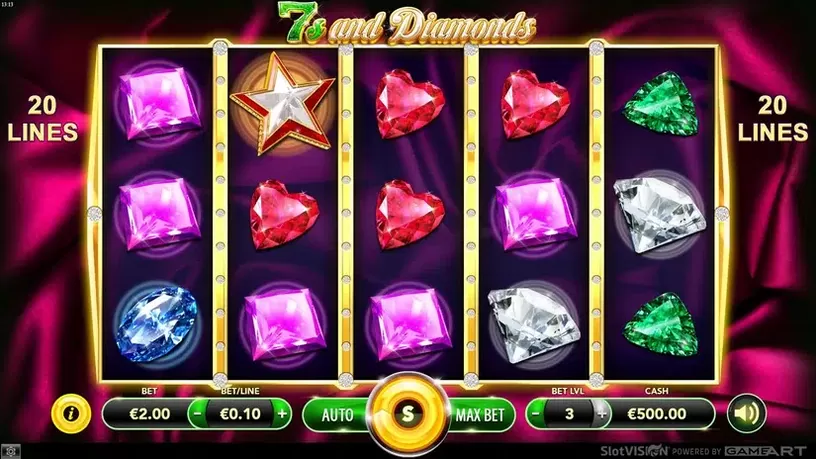 7s and Diamond slot screenshot 1