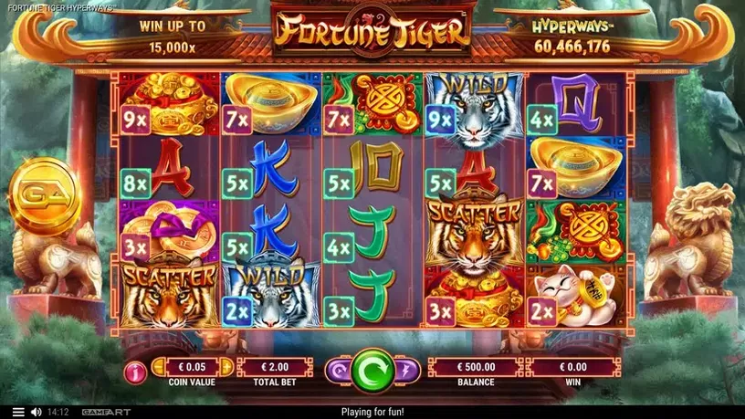 Fortune Tiger HyperWays slot screenshot 1