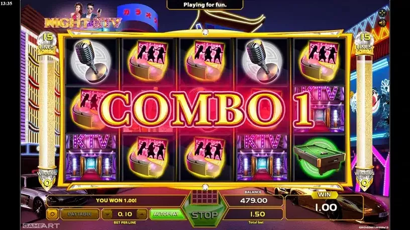 Night at KTV slot screenshot 4