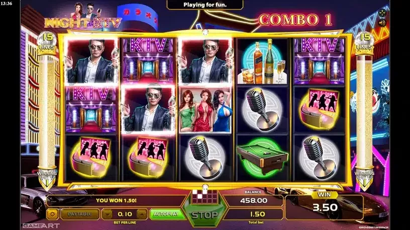 Night at KTV slot screenshot 5