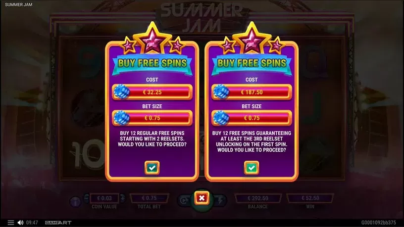 Summer Jam slot screenshot 4