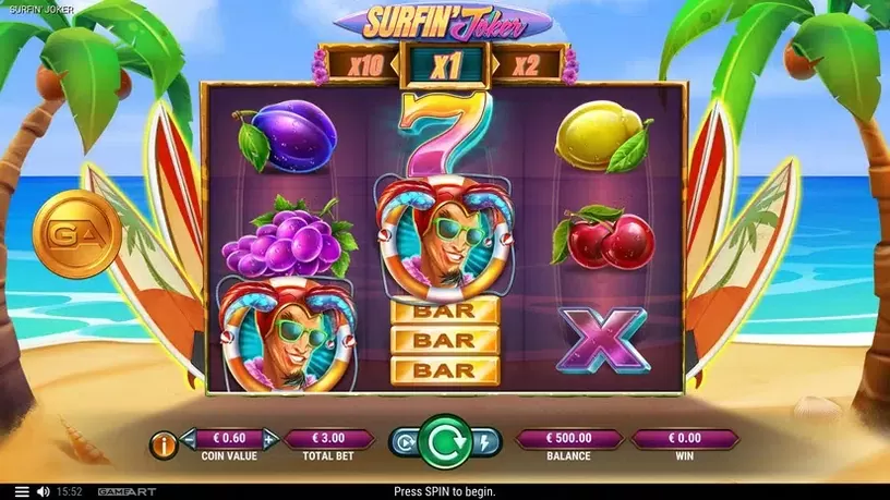 Surfin’ Joker slot screenshot 1