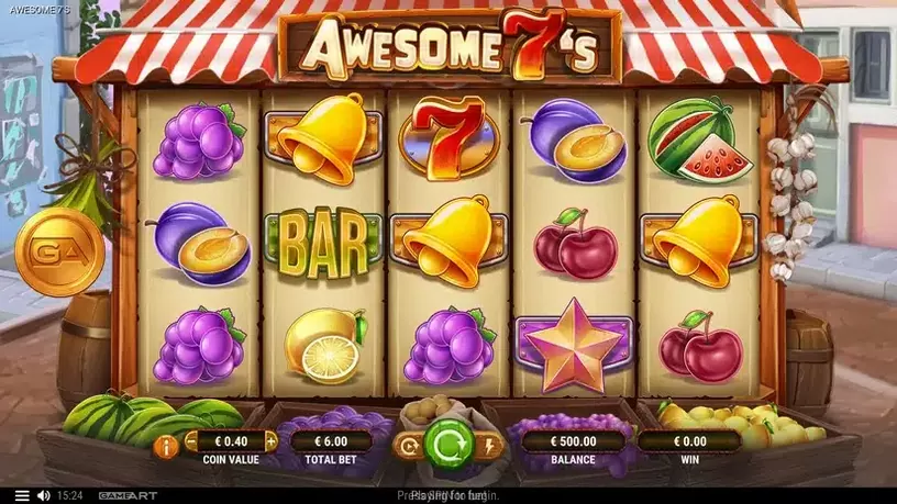 Awesome 7s slot screenshot 1