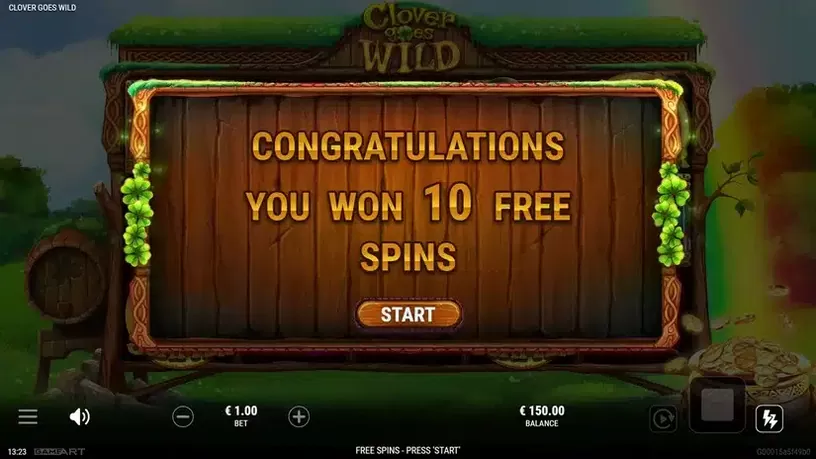 Clover Goes Wild slot screenshot 3