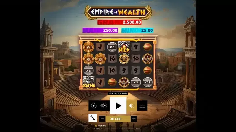 Empire of Wealth slot screenshot 1