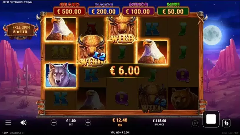 Great Buffalo Hold’n Win slot screenshot 4