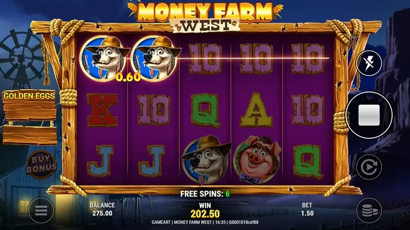 Money Farm West slot screenshot 4