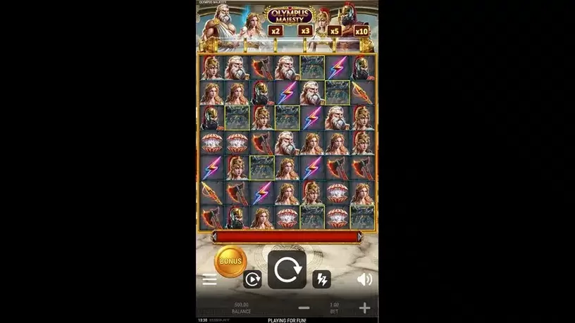 Olympus Majesty slot screenshot 1