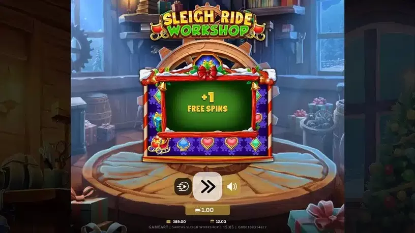 Santa’s Sleigh Workshop slot screenshot 4