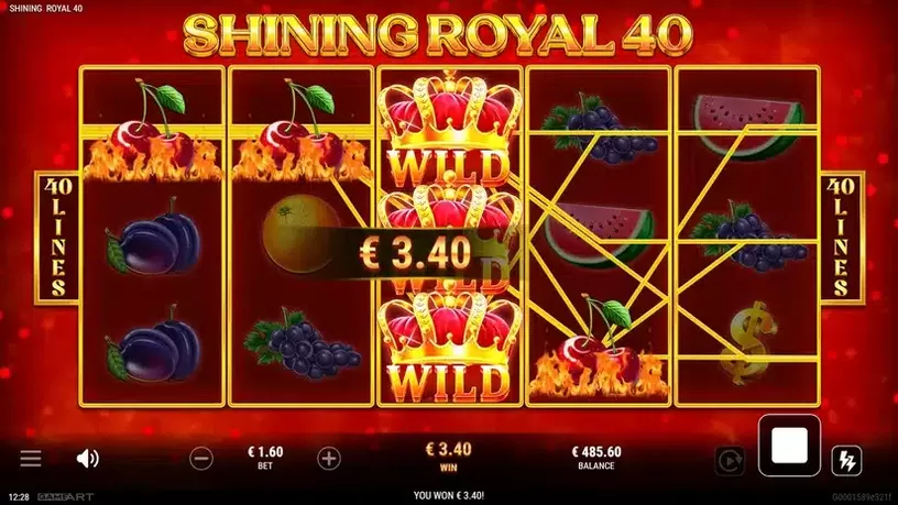 Shining Royal 40 slot screenshot 4