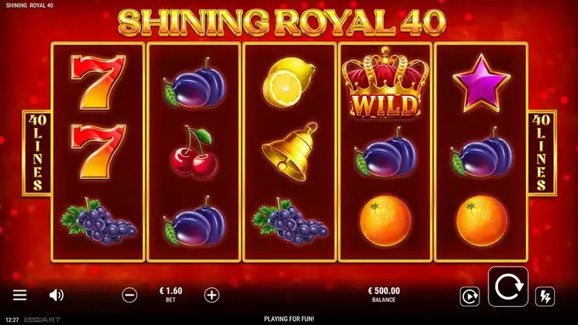 Shining Royal 40 slot screenshot 1