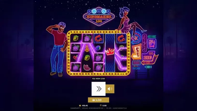 Vegas Kingmaker 100 slot screenshot 2