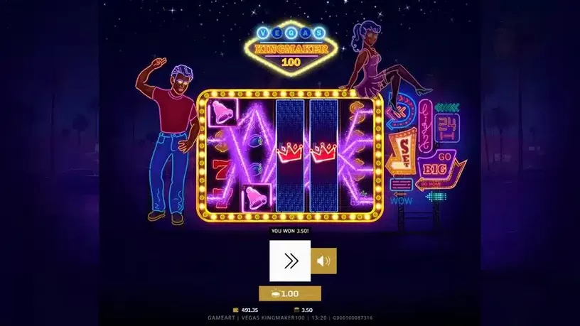 Vegas Kingmaker 100 slot screenshot 3