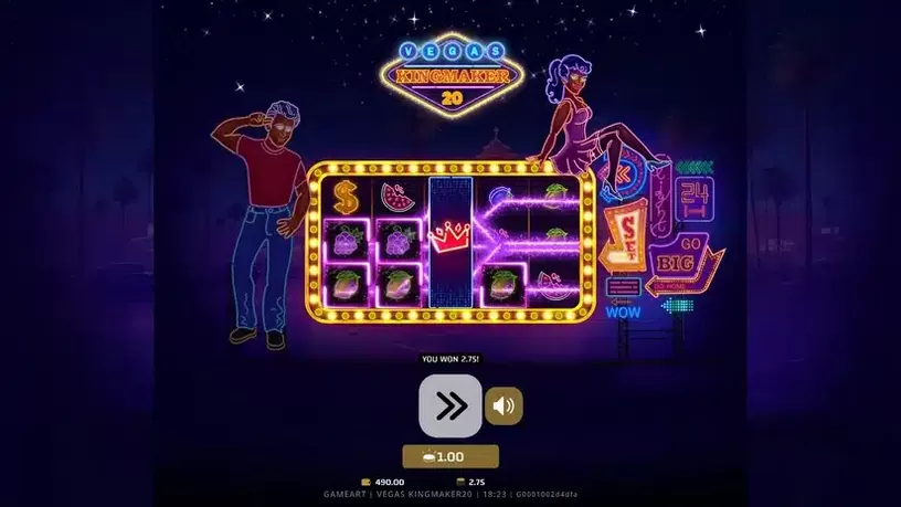 Vegas Kingmaker 20 slot screenshot 4