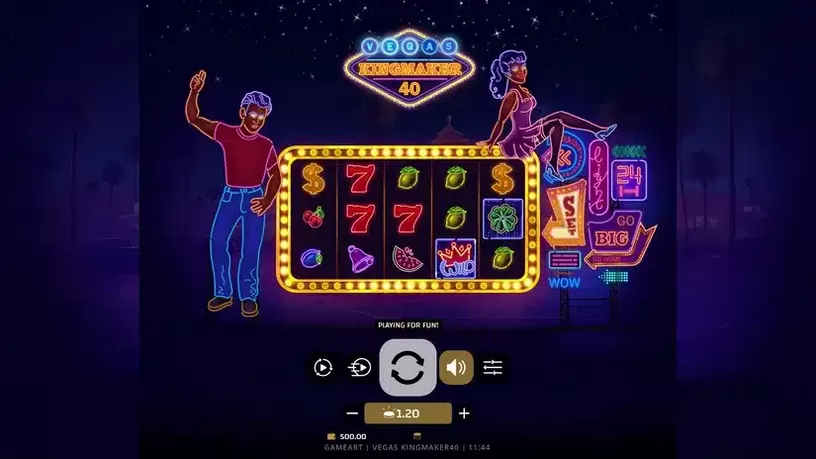 Vegas Kingmaker 40 slot screenshot 1