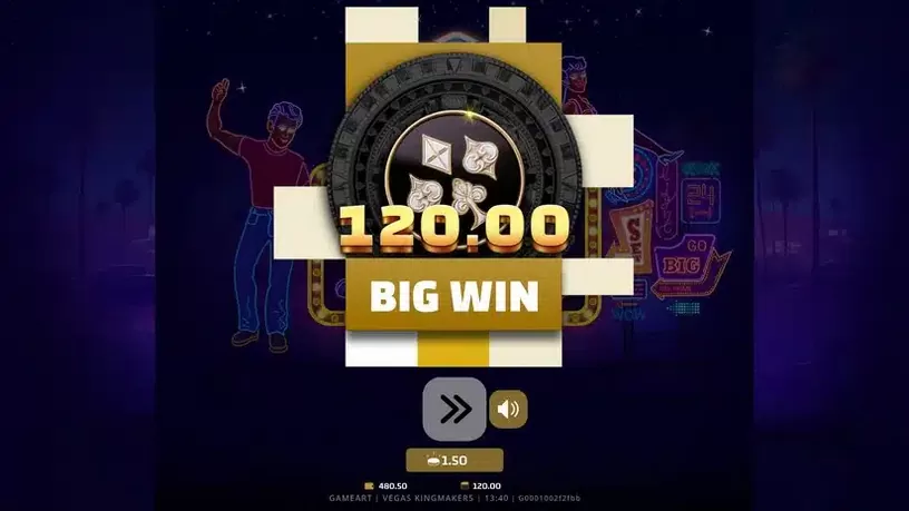 Vegas Kingmaker 5 slot screenshot 4