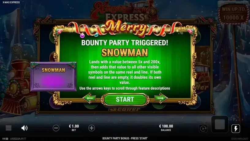 X-mas Express slot screenshot 3