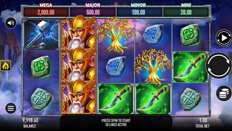 Asgardian God slot screenshot 1