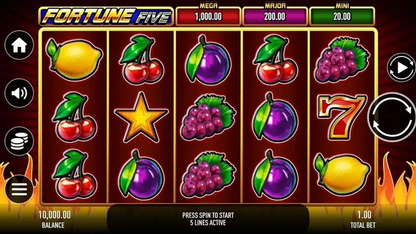 Fortune Five slot screenshot 1