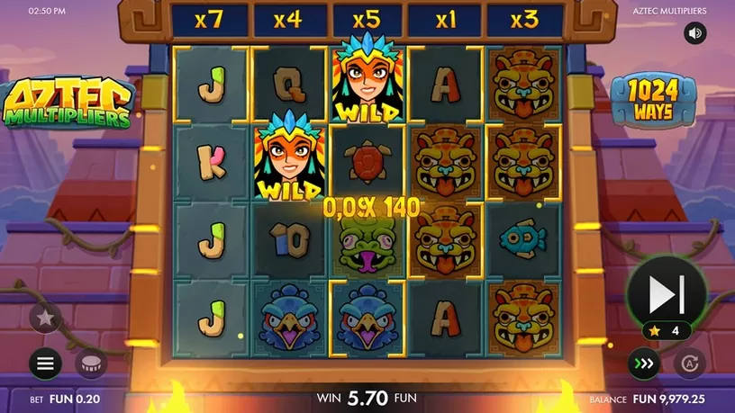 Aztec Multipliers slot screenshot 4