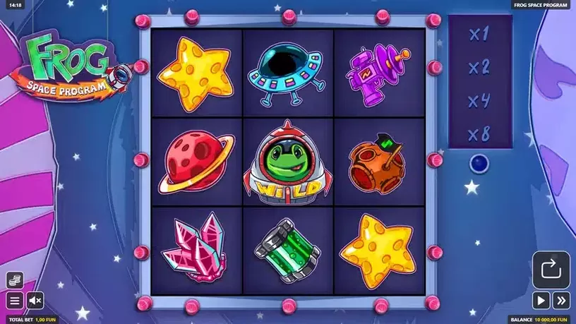 Frog Space Program slot screenshot 1