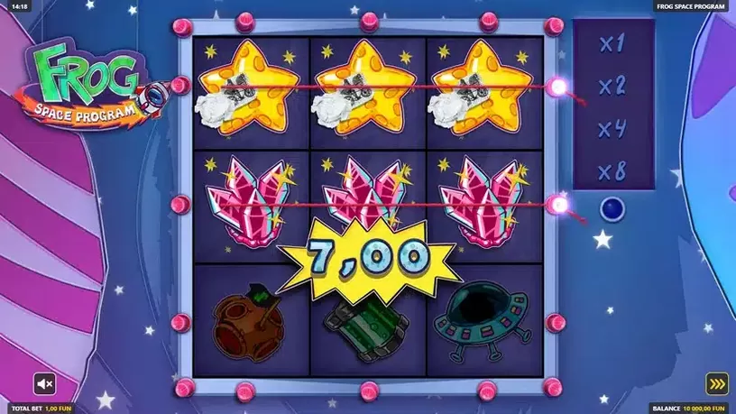 Frog Space Program slot screenshot 3