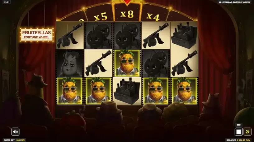 Fruitfellas Fortune Wheel slot screenshot 5