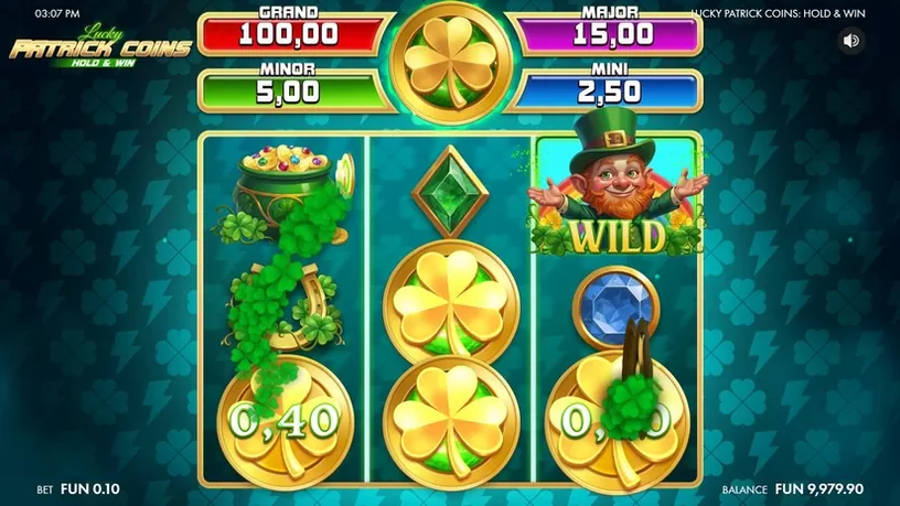 Lucky Patrick Coins: Hold & Win slot screenshot 2