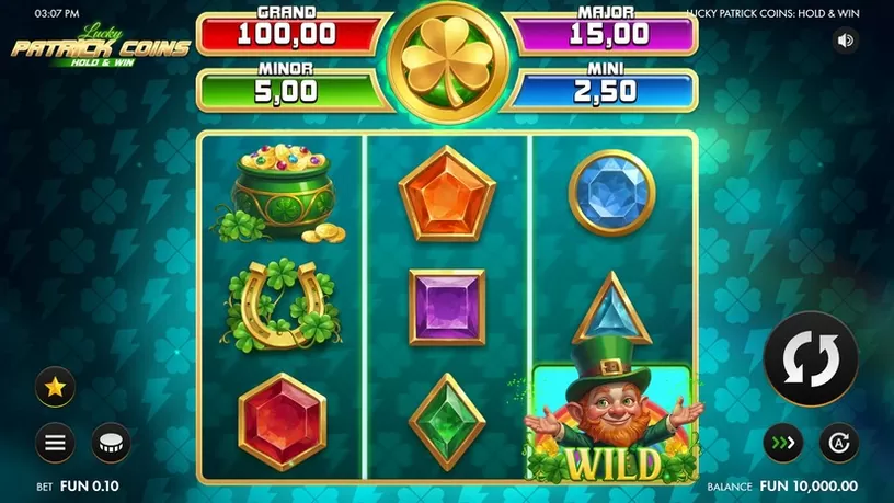 Lucky Patrick Coins: Hold & Win slot screenshot 1