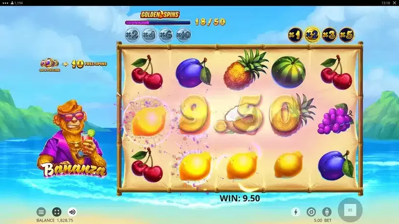Bananza slot screenshot 3